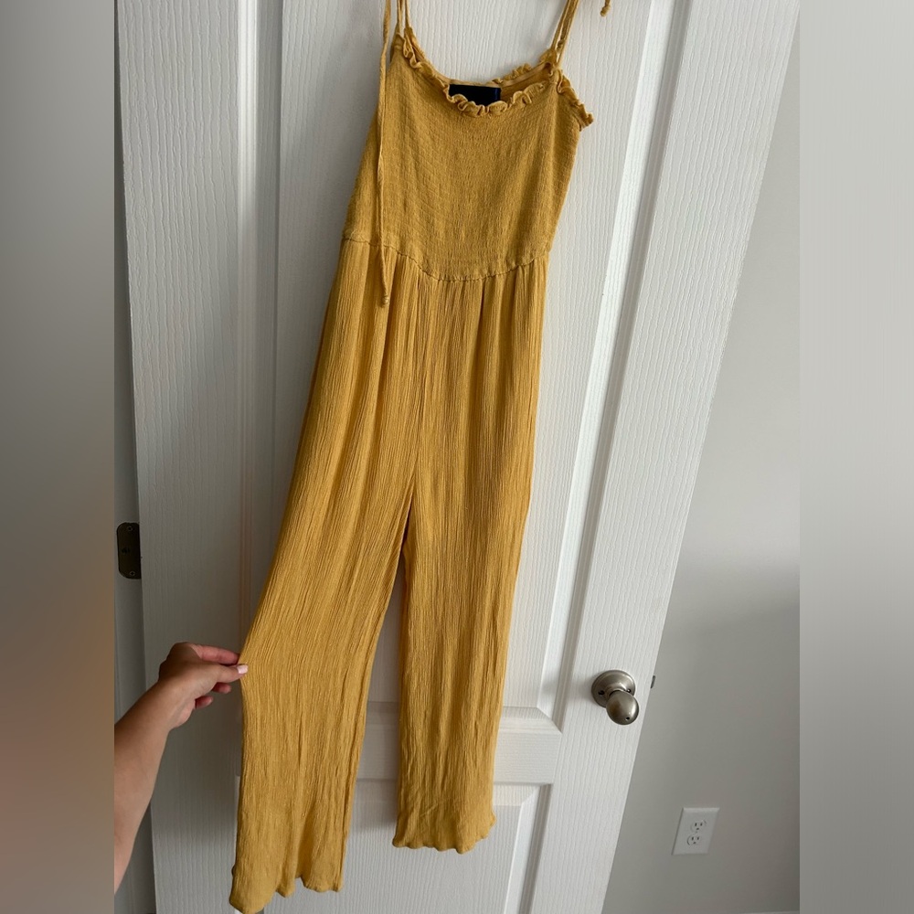 Mustard yellow jumpsuit good condition